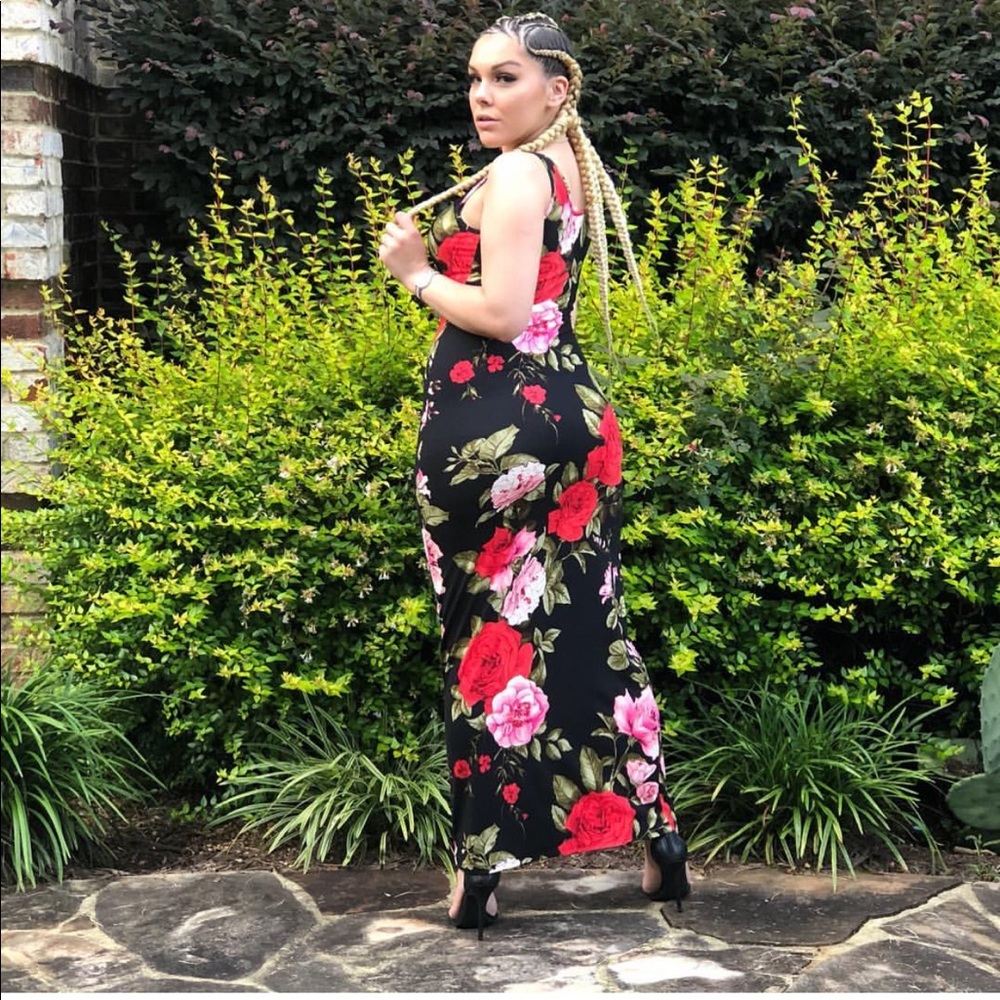 Floral maxi dress